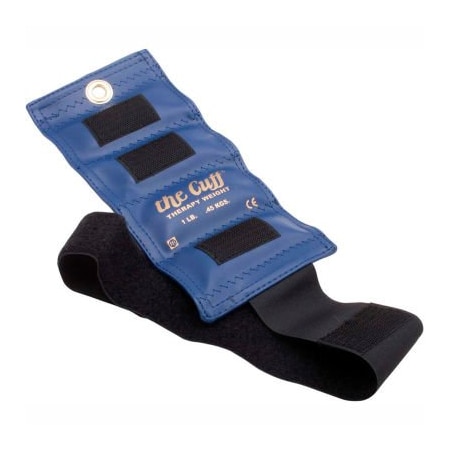 Fabrication Enterprises Cuff Original Wrist and Ankle Weight, 1 lb., Blue 10-0203